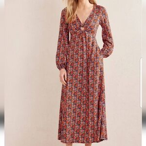 Boden Keyhole Jersey Maxi Dress Size 10